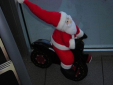 Santa rides too!