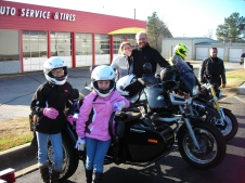 The family that rides together......